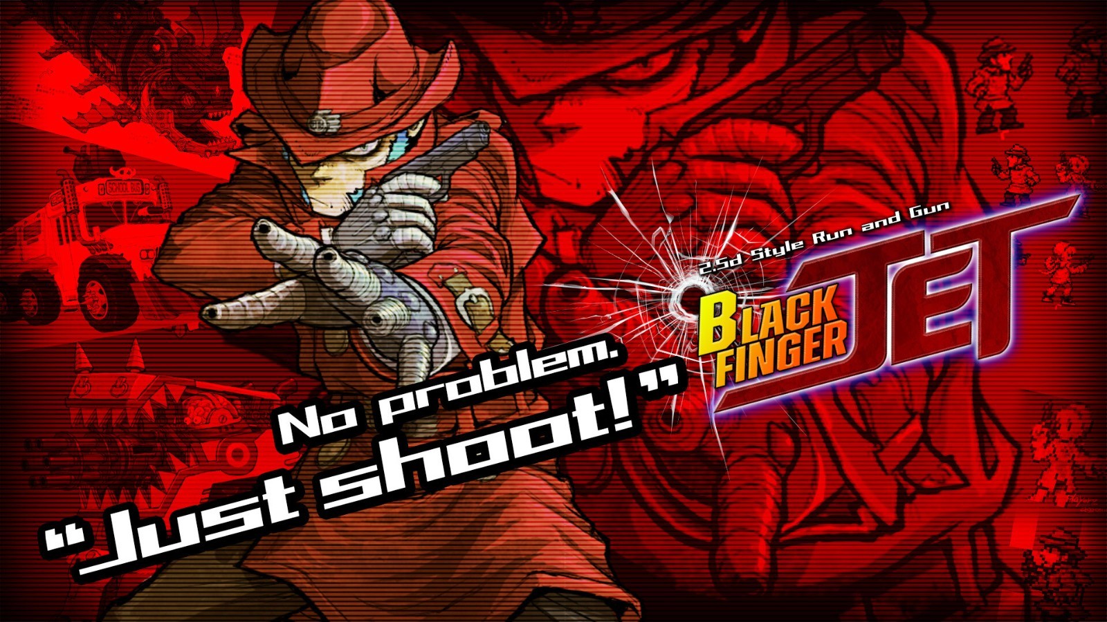 由《异形战机》等开发新作《Black Finger JET》上架steam