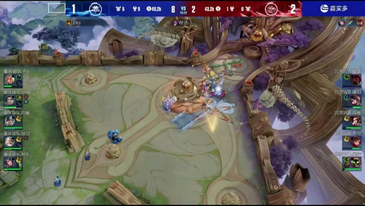 《<a href=https://www.cujc.cn/Game/6450.html target=_blank class=infotextkey>王者荣耀</a>》2023 KPL春季赛季后赛赛报：帆帆大乔电梯管理员带队拿下WB！狼队 2-2 WB
