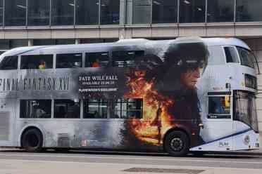 （详情）《最终幻想16》主题巴士登录英国伦敦街 十分炫酷！