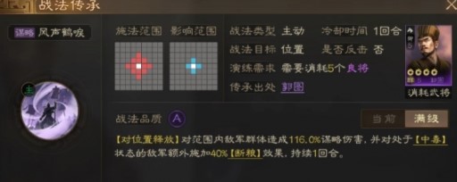 《<a href=https://www.cujc.cn/Game/7401.html target=_blank class=infotextkey><a href=https://www.cujc.cn/Game/6727.html target=_blank class=infotextkey>三国</a>志</a>战棋版》风声鹤唳战法介绍