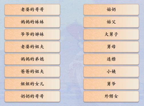《汉字神操作》亲戚关系怎么通关