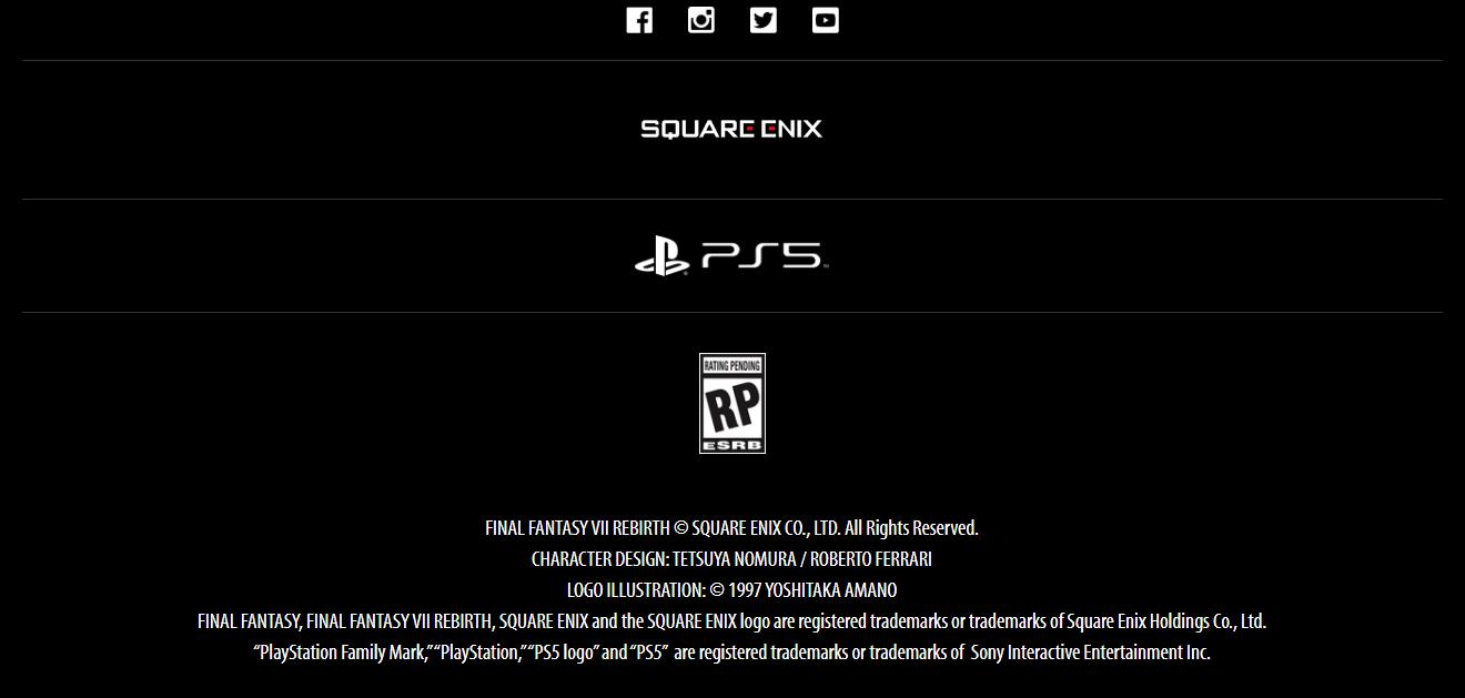 《最终幻想7：重生》确定不会登陆PS4 纯PS5独占游戏