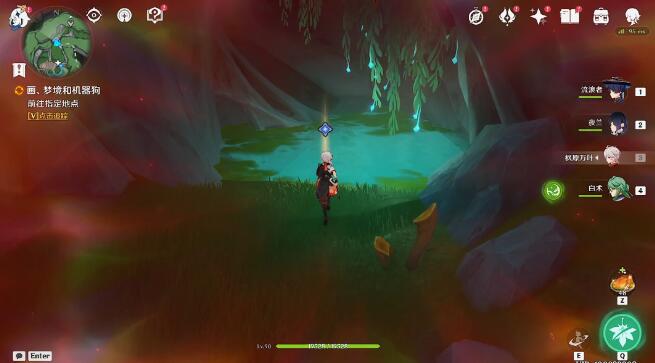 《<a href=https://www.cujc.cn/Game/6787.html target=_blank class=infotextkey>原神</a>》世界任务古老的颜色第三章攻略