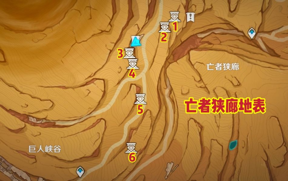 《<a href=https://www.cujc.cn/Game/6787.html target=_blank class=infotextkey>原神</a>》亡者狭廊地上圣章石攻略